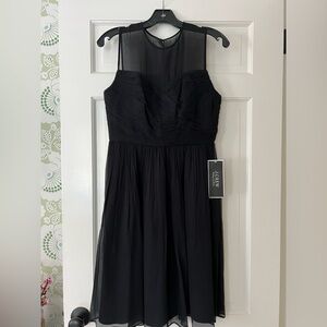 NWT Black Silk Chiffon J Crew Dress Size 6